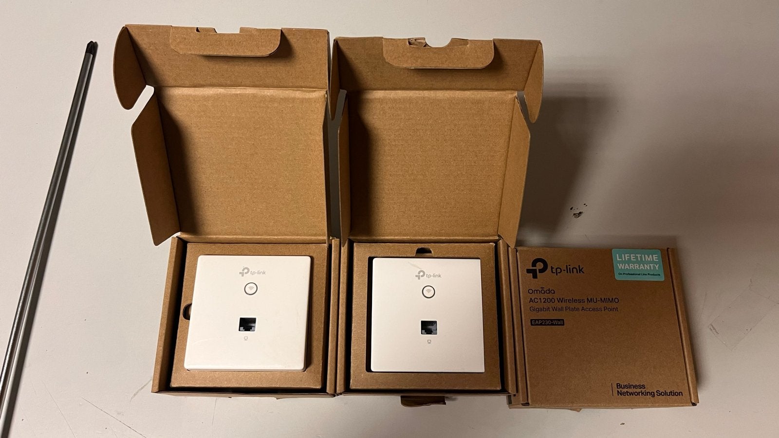 TP-Link Omada AC1200 Wireless MU-MIMO Gigabit Wall Plate Acc, Nieuw, Ophalen of Verzenden, Tol, Tpl