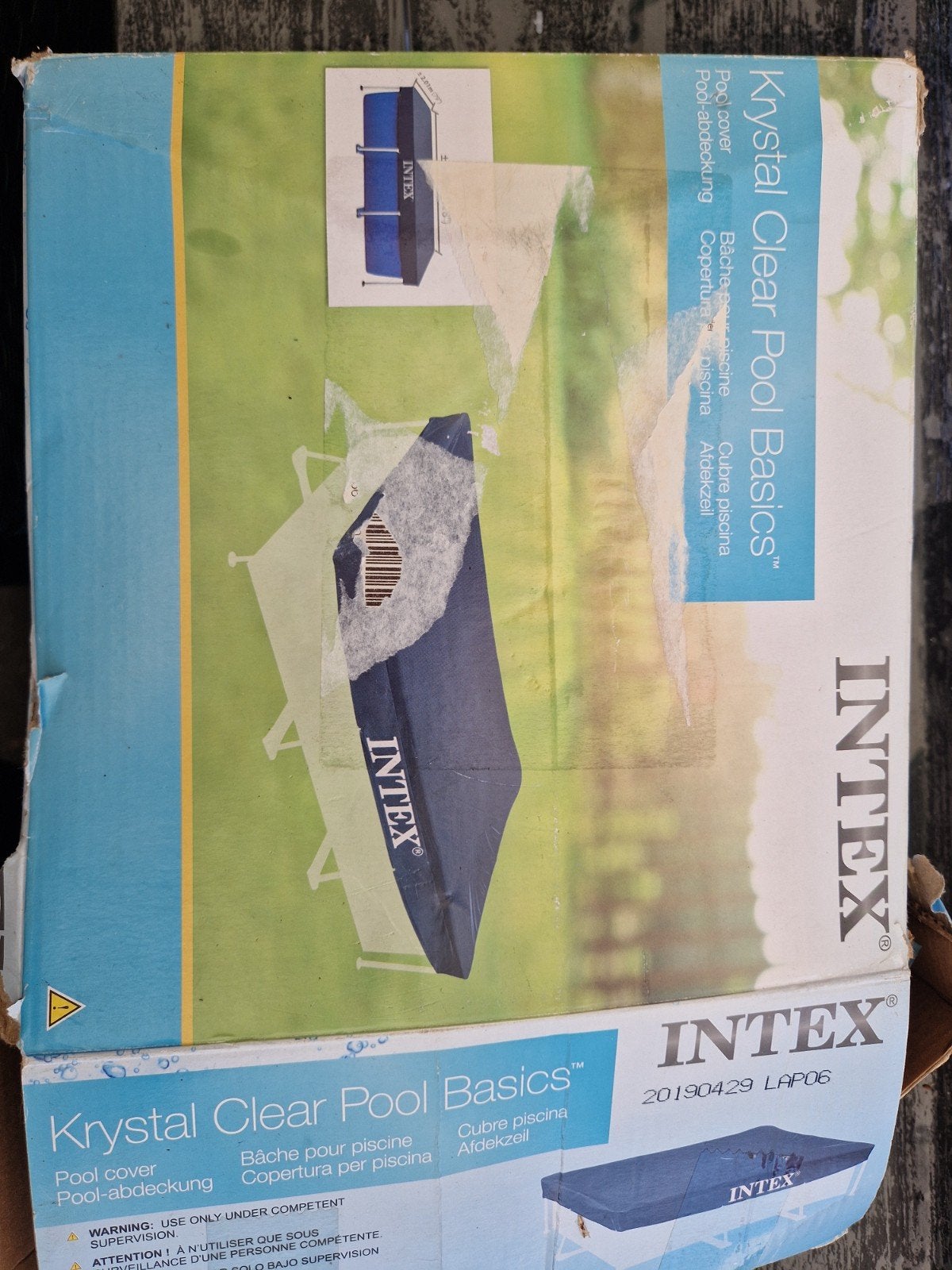 Nieuw Intex Zwembad Afdekhoes/Zeil 2x3 meter, 200 tot 300 cm, Overige typen, Nieuw, Ophalen of Verzenden