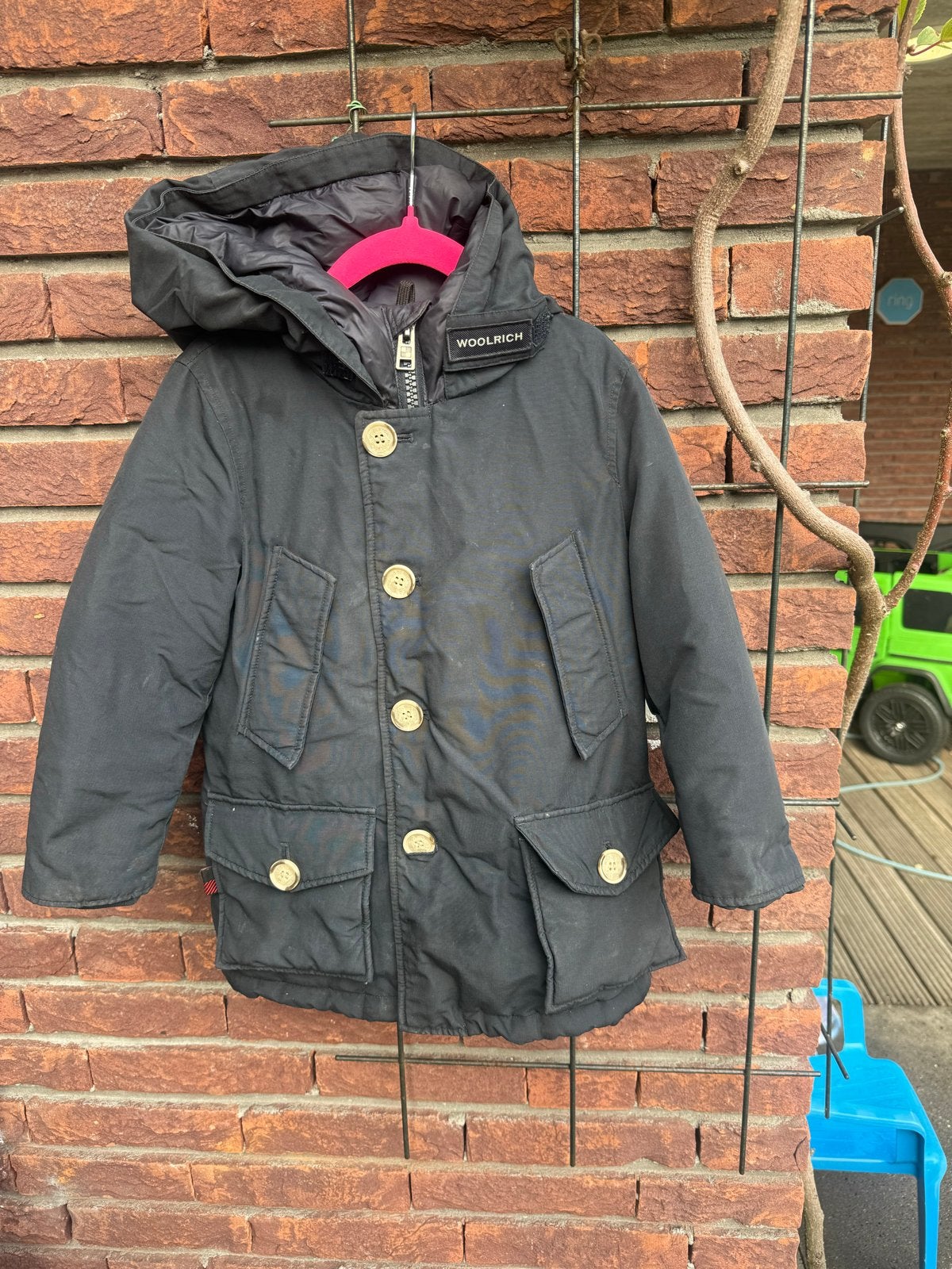 Woolrich winterjas voor kind 4 jaar, Ophalen of Verzenden, Gebruikt, Jongen of Meisje