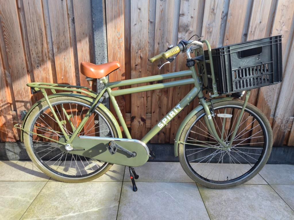 Spirit Cargo fiets met krat, Ophalen, Gebruikt, 4 kinderen of meer, Overige merken