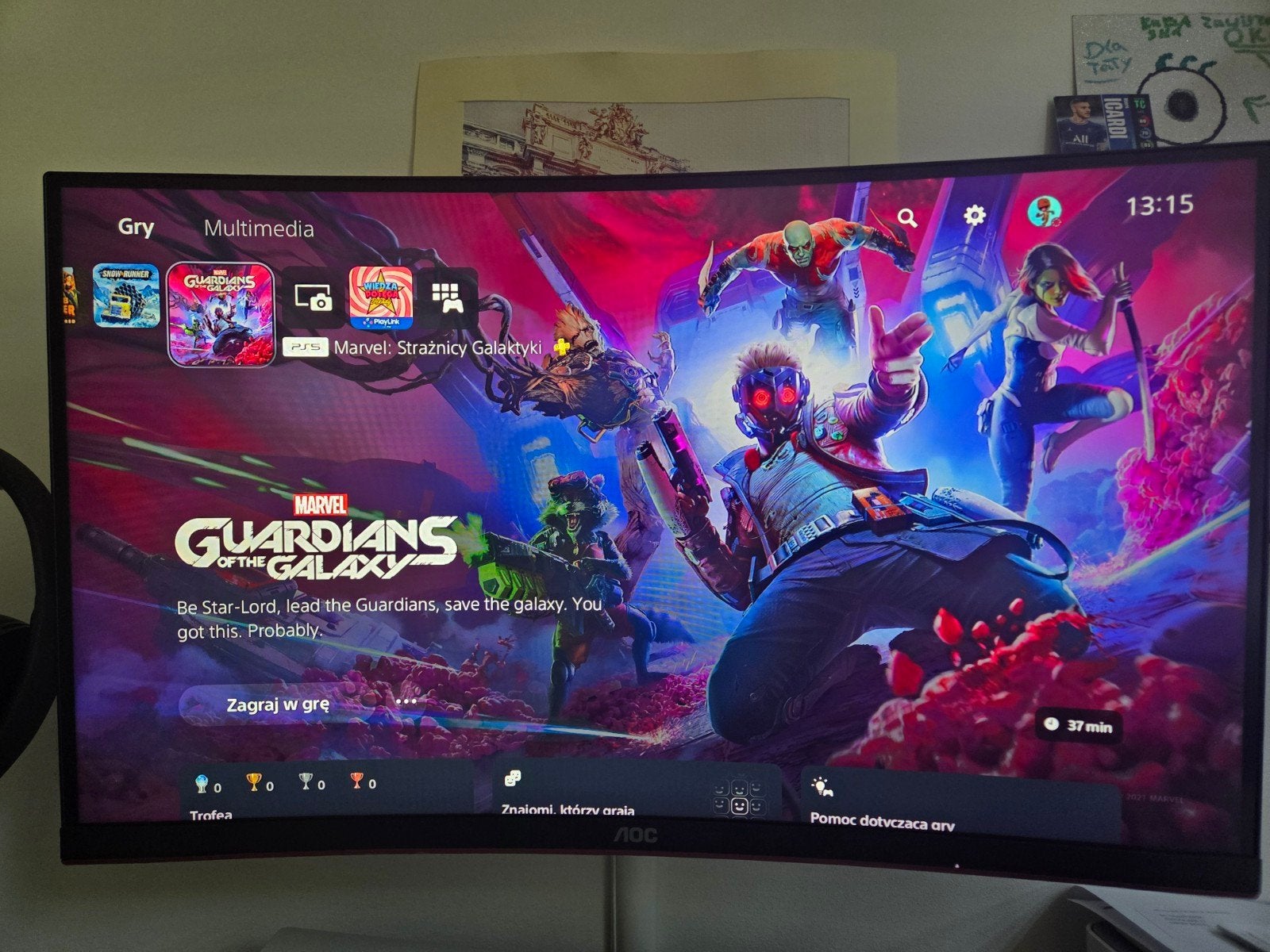 AOC Gaming Monitor 27 inch - Curved, 144Hz, 1ms, Ophalen, Online, Overige genres, 1 speler
