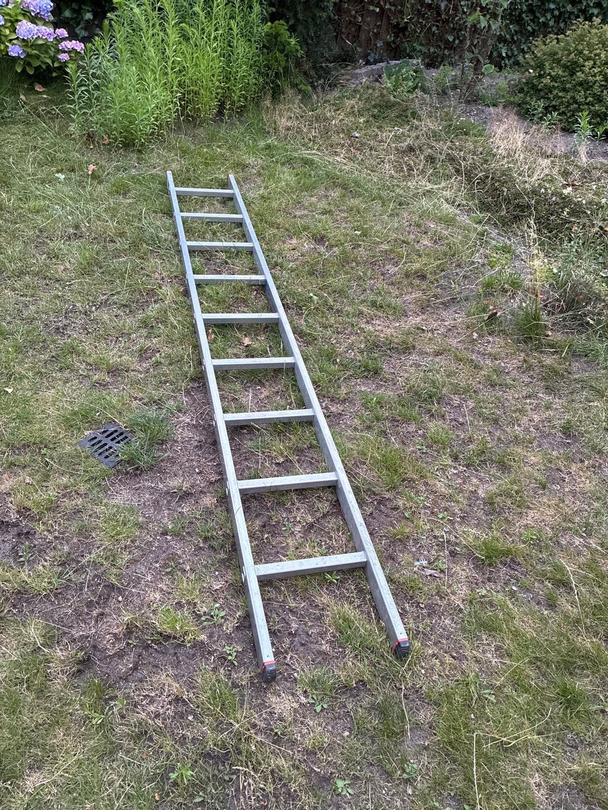 Krause Aanlegladder Aluminium 2,70m, Ophalen, Gebruikt, Ladder, 2 tot 4 meter