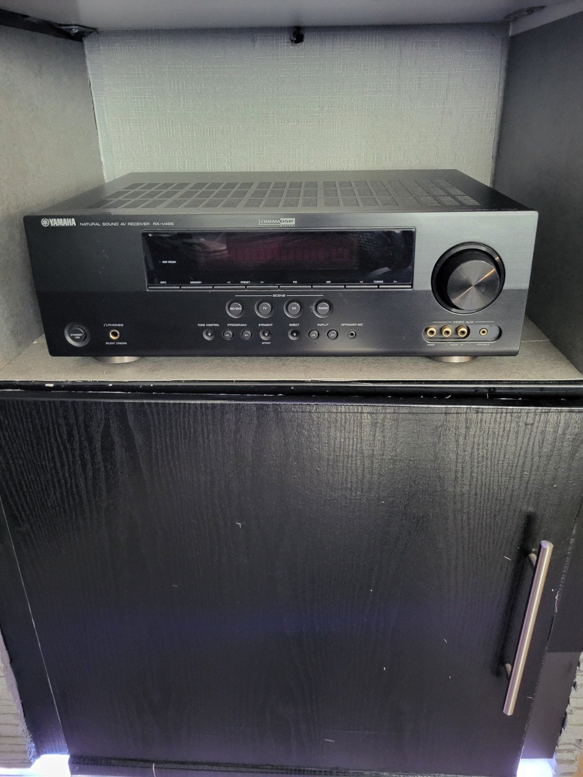 Yamaha RX-V465 Natural Sound AV Receiver, Yamaha, Ophalen of Verzenden, 120 watt of meer, Gebruikt
