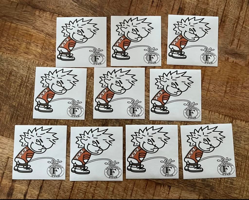 Ajax stickers : Anti 010, Ophalen of Verzenden, Ajax, Poster, Plaatje of Sticker
