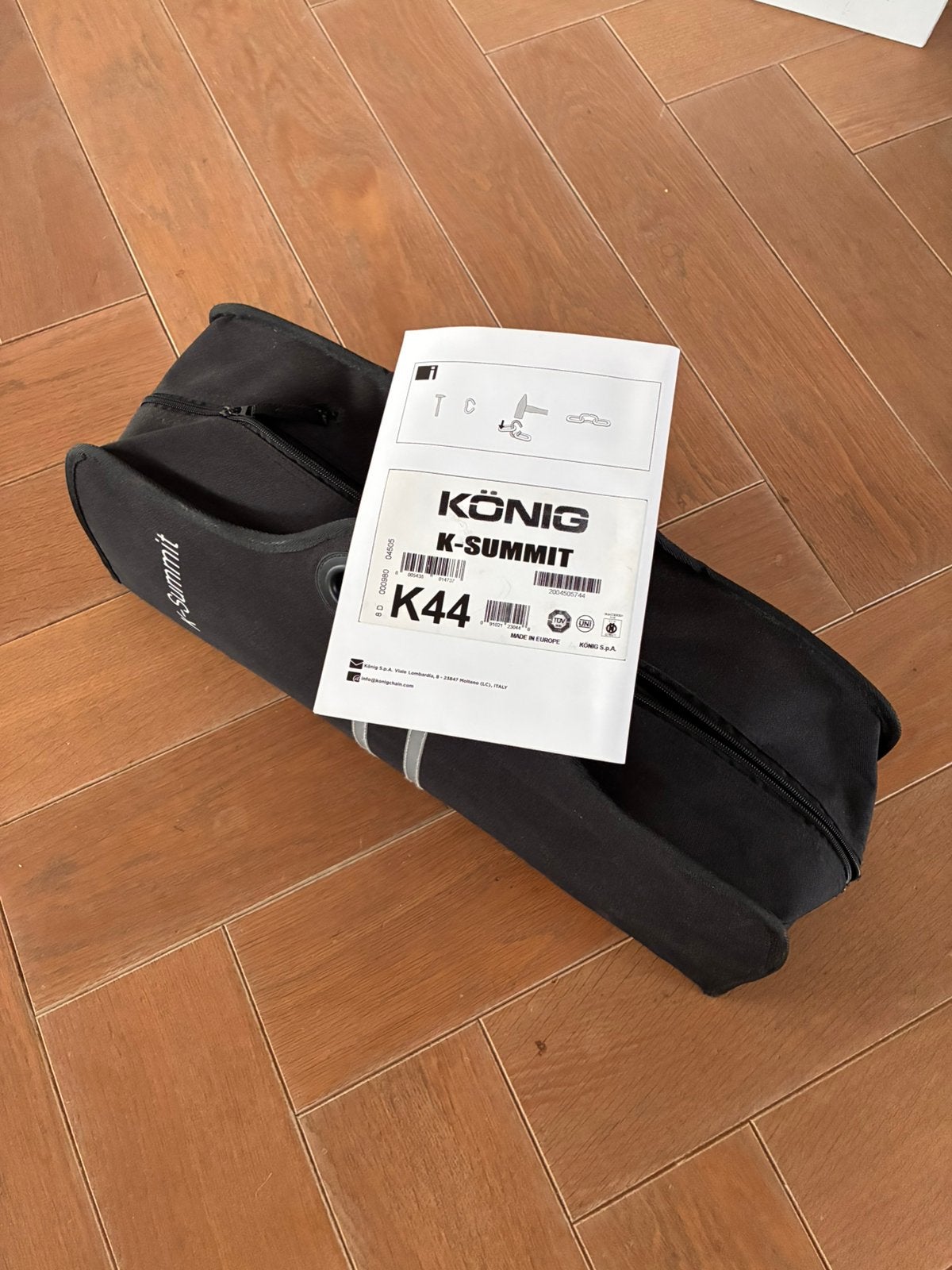K44 König K-Summit loopvlak sneeuwketting, Ophalen, Zo goed als nieuw