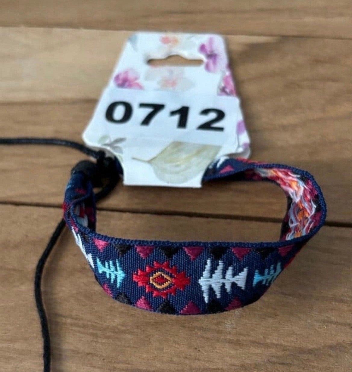 Nieuw Geweven Armbandje met Etnisch Patroon, Verzenden, Nieuw, Blauw, Overige materialen