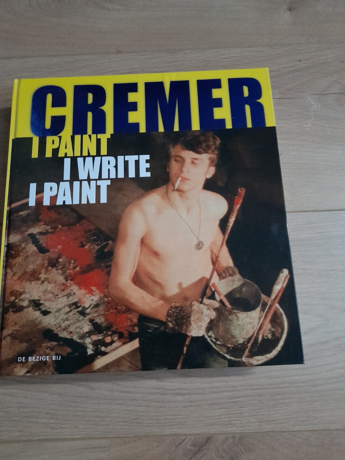Cremer I Paint I Write I Paint - Kunstboek met zeefdruk, Verzenden, Zo goed als nieuw, Schilder- en Tekenkunst, Jan Cremer