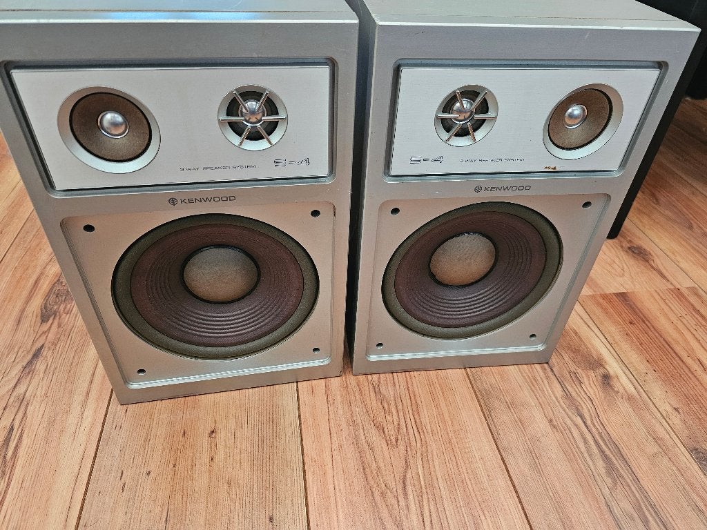 Vintage Kenwood S-4 luidsprekers uit 1981, Ophalen of Verzenden, Gebruikt, 60 tot 120 watt, Overige merken