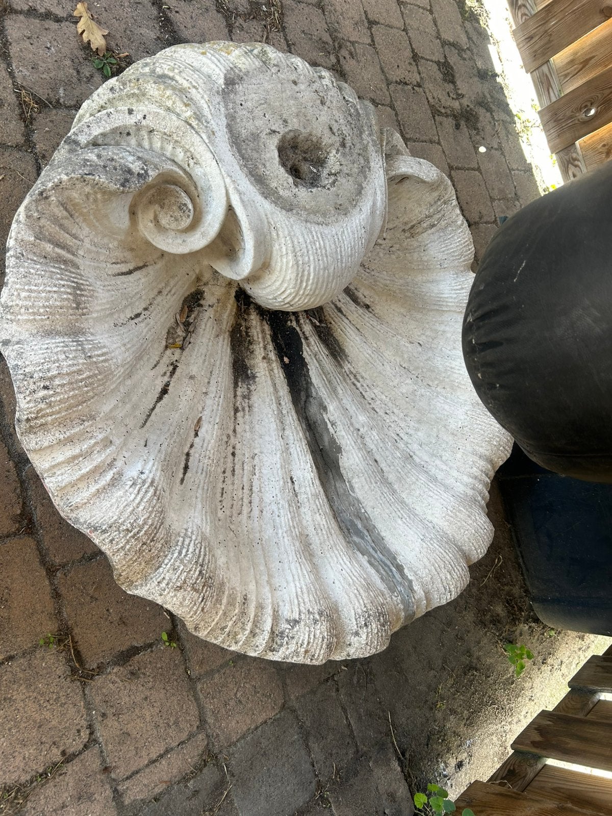 Gratis op te halen grote tuin schelp, Ophalen, Steen, Gebruikt, Minder dan 30 cm