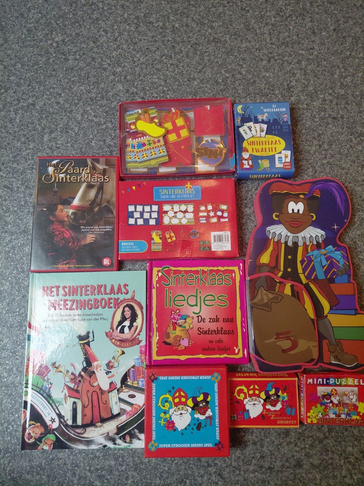 Grote Sinterklaas Collectie: Boeken, Spellen en Meer, Ophalen of Verzenden, Gebruikt