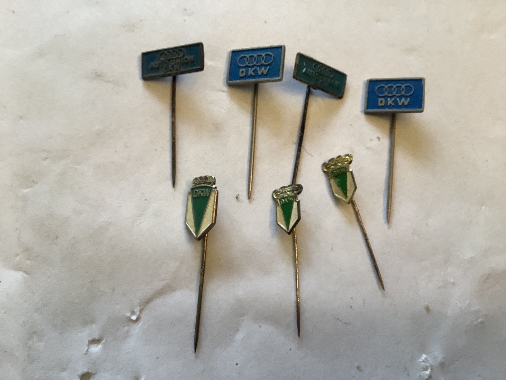 7 speldjes DKW, Verzamelen, Ophalen of Verzenden, Gebruikt, Overige onderwerpen