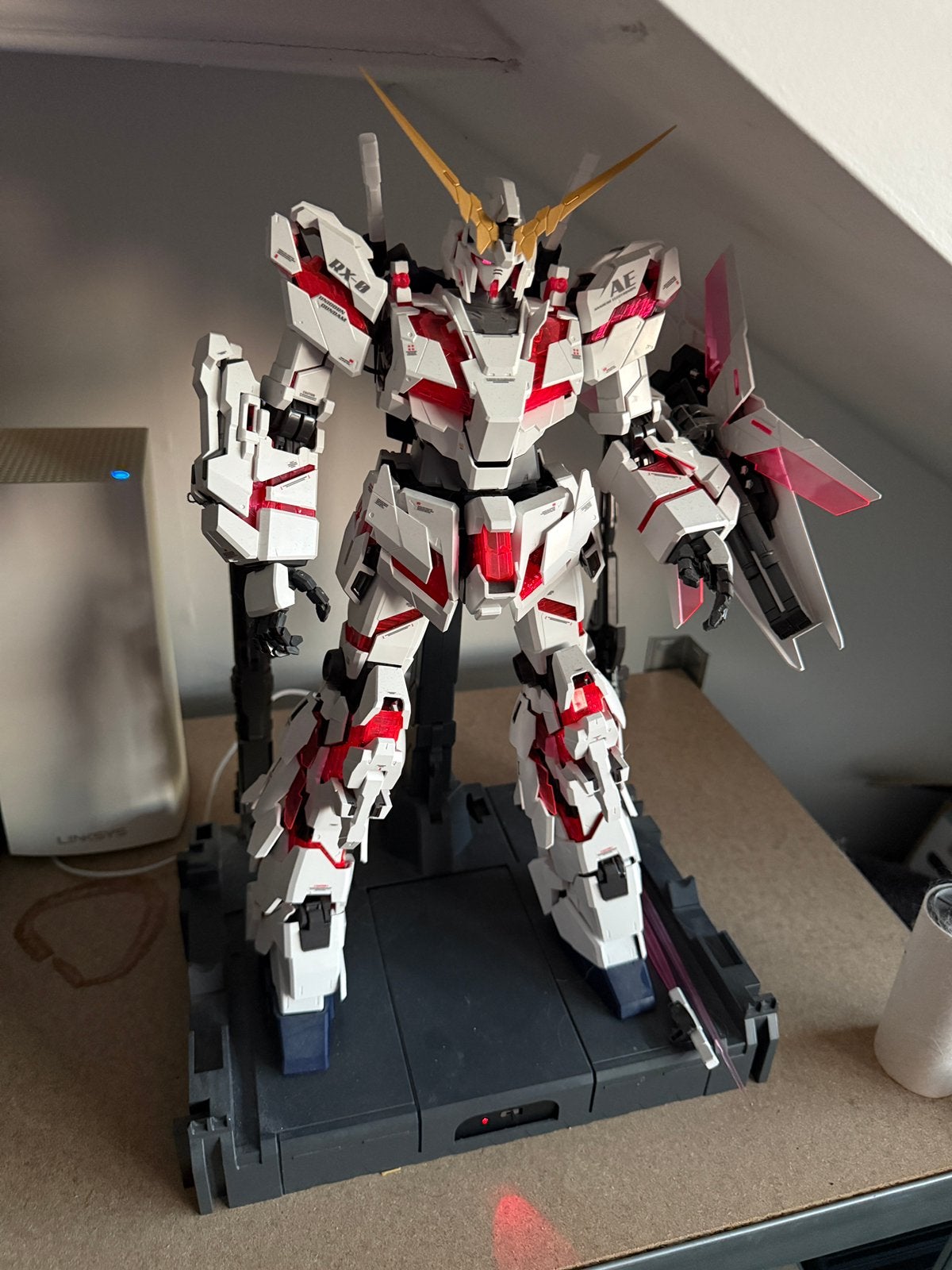 Gundam PG Unicorn Rx-0 Full Psycho Frame 1/60, Ophalen of Verzenden, Zo goed als nieuw, 1:35 tot 1:50