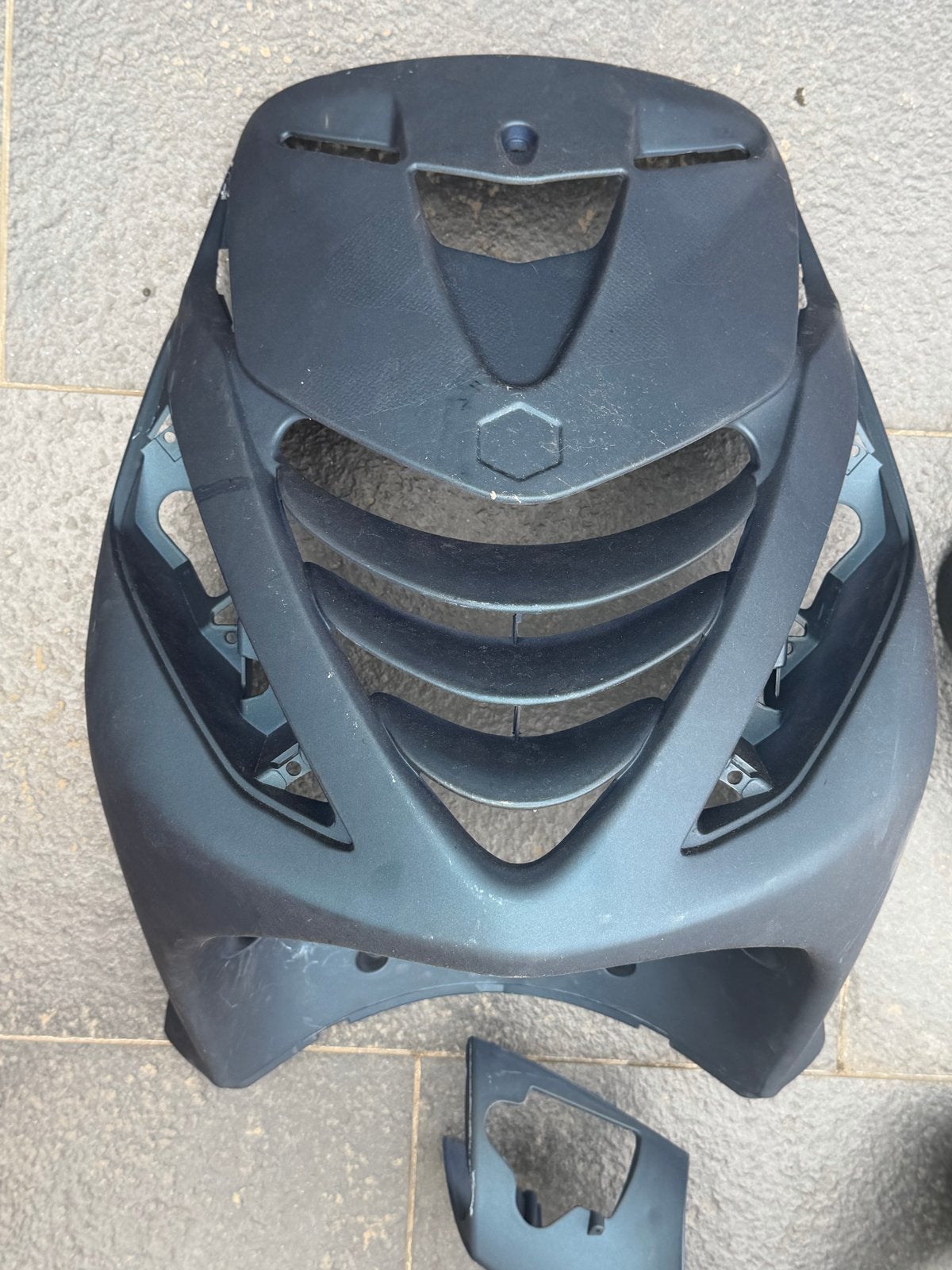 Mat blauwe Piaggio Zip kappen, Ophalen of Verzenden, Gebruikt, Kap, Piaggio