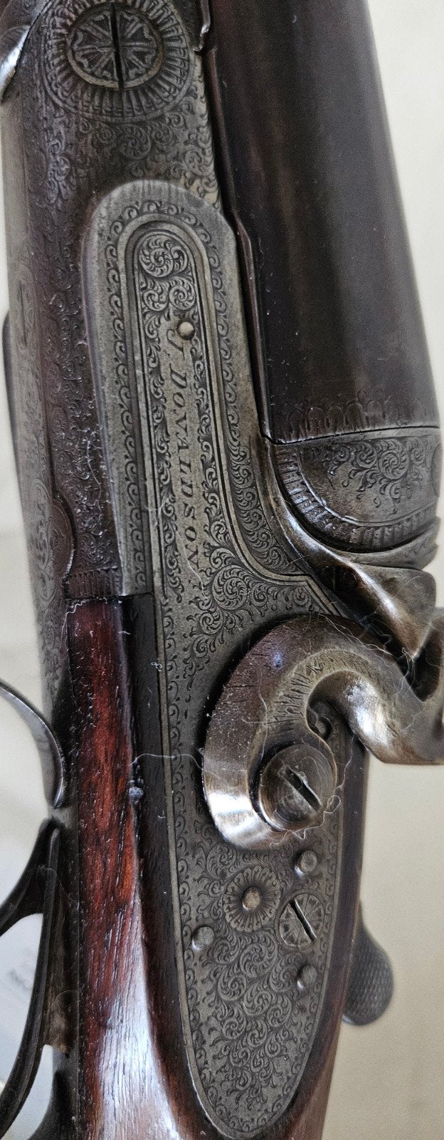 Donaldson Jachtgeweer 12 kaliber, ca. 1860, Antiek en Kunst, Antiek | Overige Antiek, Ophalen of Verzenden