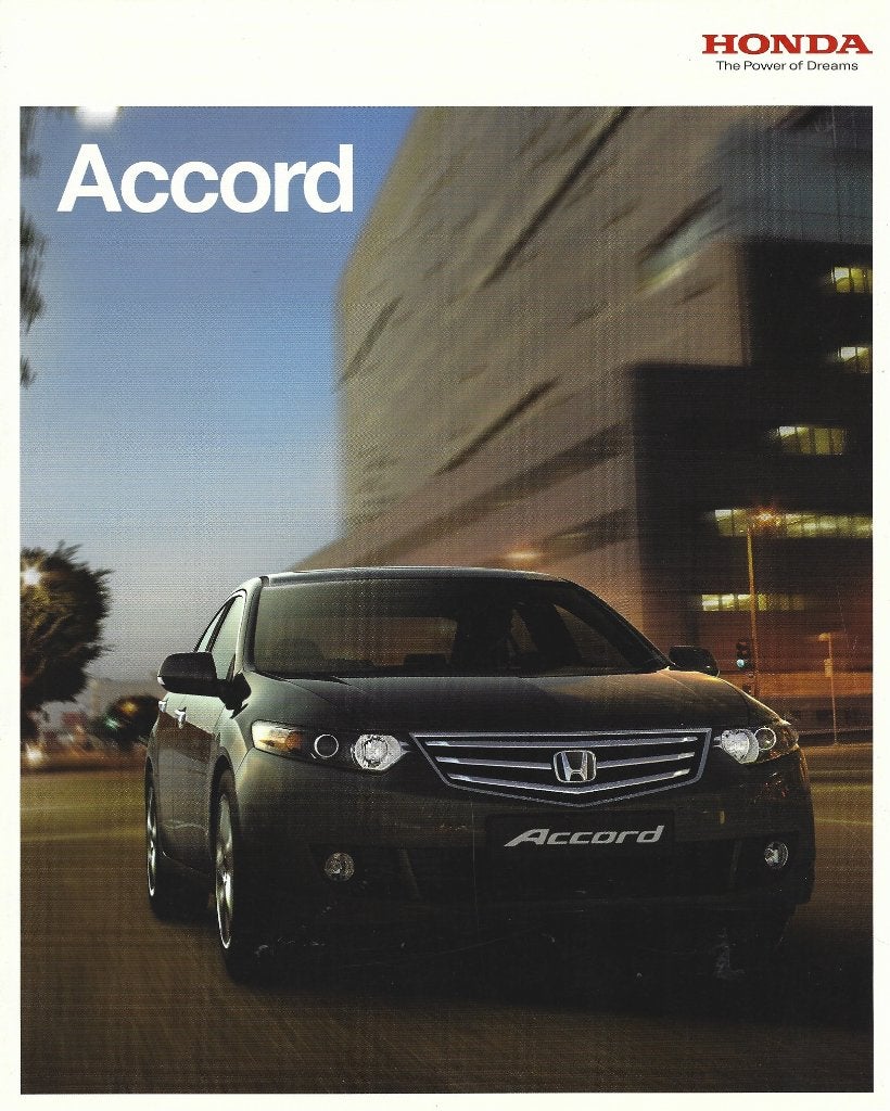Brochure Honda Accord Sedan 2008, Ophalen of Verzenden, Gelezen, Honda