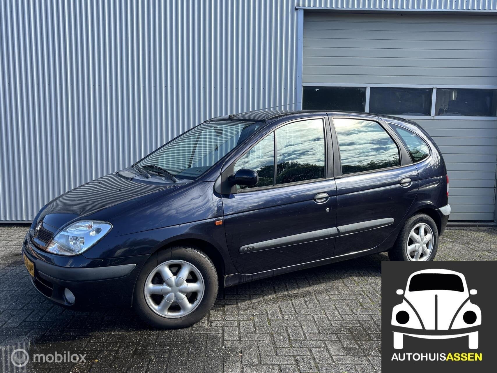 Renault Scenic 1.6-16V RXE Automaat!, Auto's, Elektrische ramen, 4 cilinders, Blauw, Origineel Nederlands