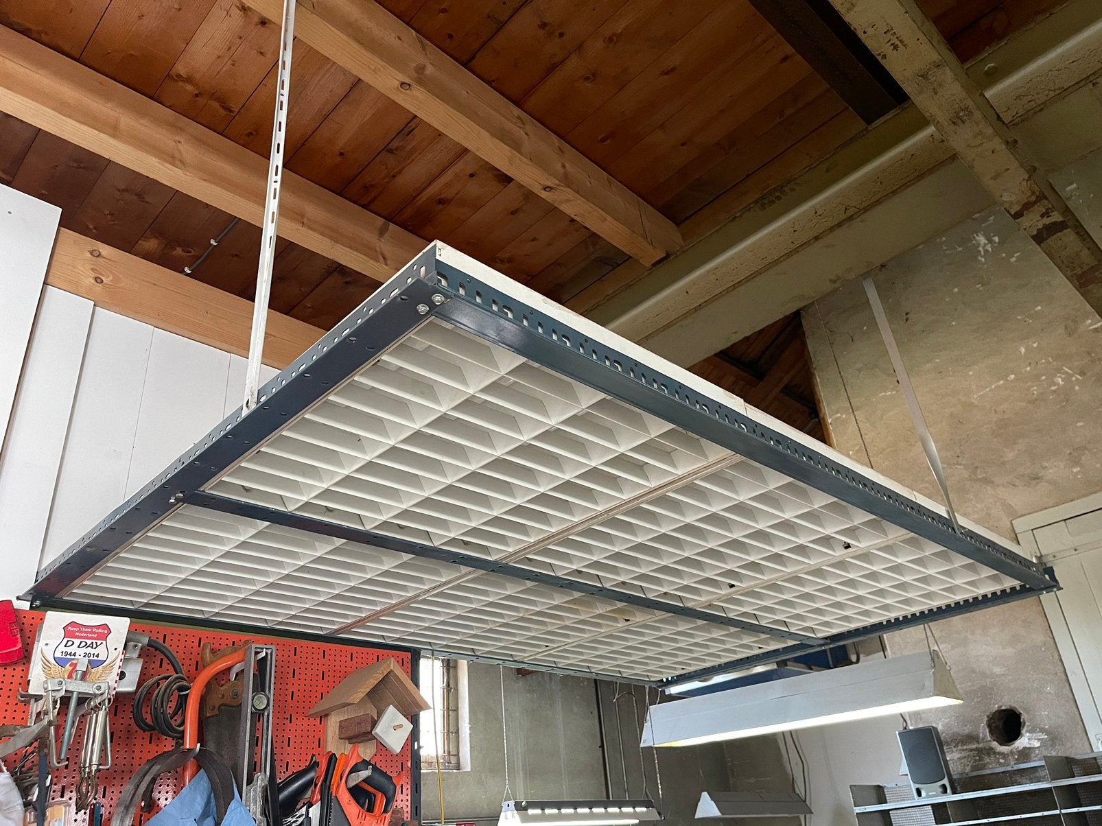 Grote tl verlichtings bak met metalen frame 130 x 200 cm, Doe-het-zelf en Verbouw, Ophalen, Zo goed als nieuw, Lamp met armatuur