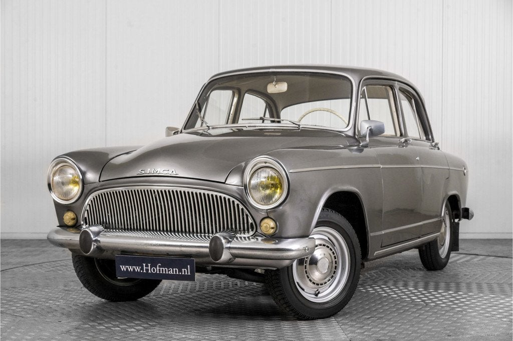 Simca Aronde 1300 Montlhery (bj 1961), Metallic lak, Gebruikt, 4 cilinders, Bedrijf
