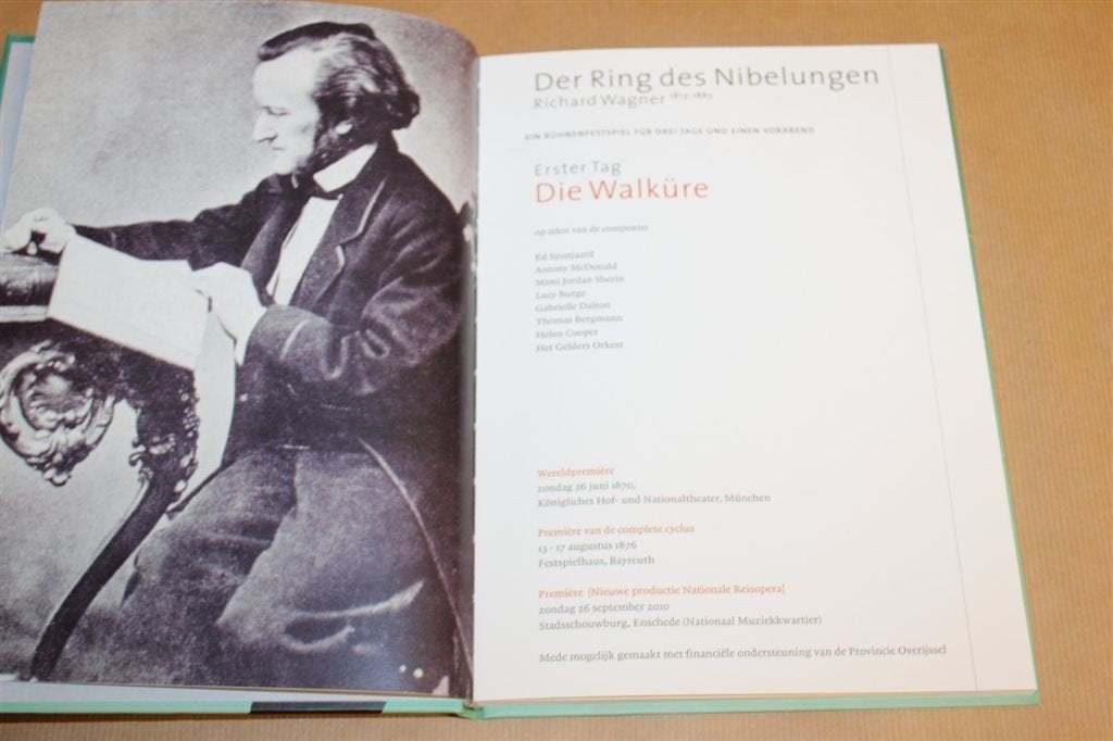 Die Walküre — Programmaboek Nationale Reisopera — Wagner, Ophalen of Verzenden, Zo goed als nieuw, Artiest