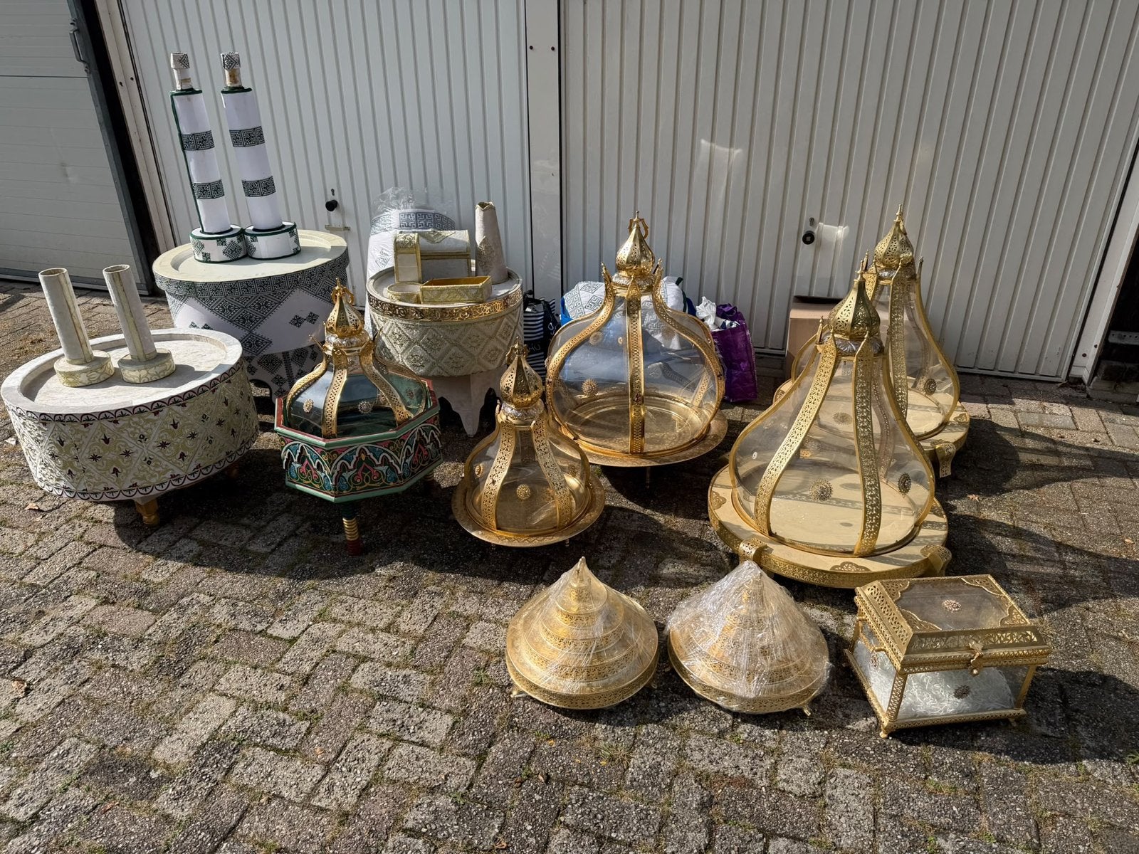 Marokkaanse decoratie set - Bruiloft/evenementen, Ophalen, Gebruikt