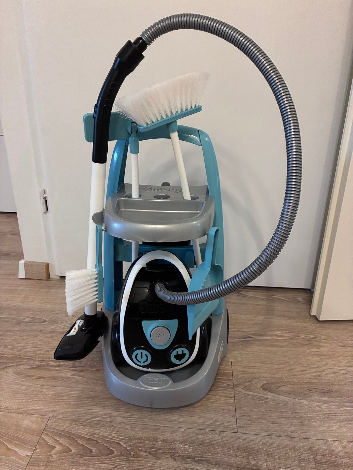 Smoby Home Clean Speelgoed Schoonmaakset met Stofzuiger, Ophalen, Gebruikt, Jongen of Meisje
