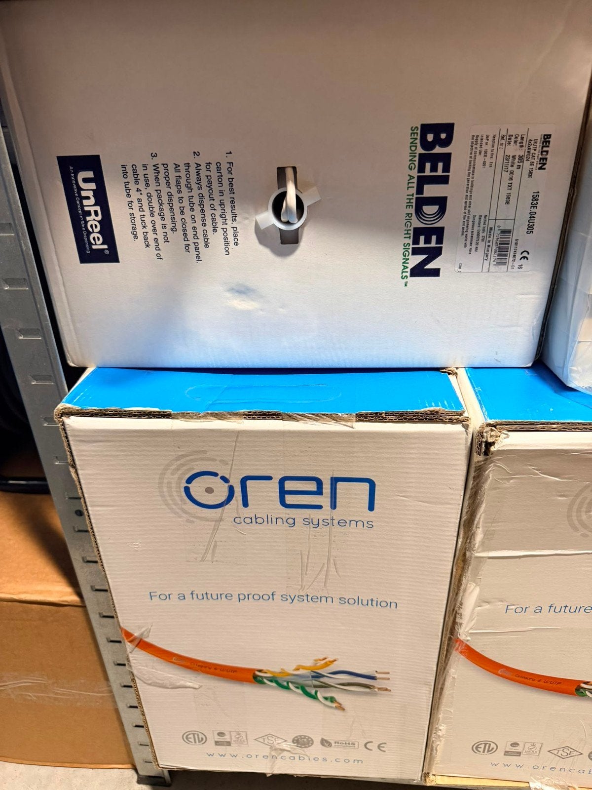 UTP Netwerkkabel 305m - CAT 5e en CAT 6 Nieuw in doos, Ophalen of Verzenden, Nieuw