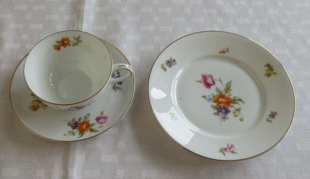 Rosenthal setje, bordje met kop en schotel, Ophalen of Verzenden