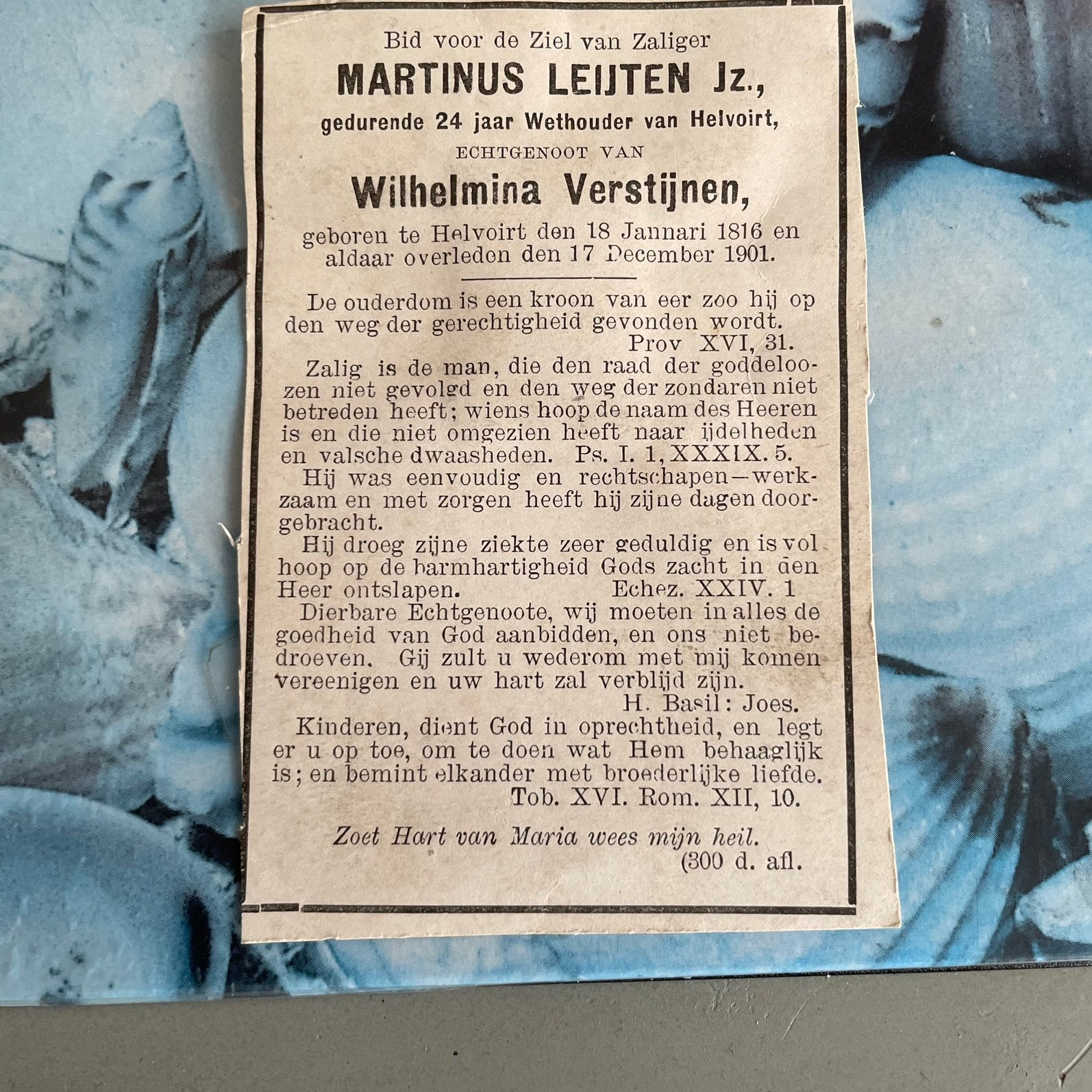 Martinus Leijten Jz 1816 Helvoirt, Verzamelen, Ophalen of Verzenden