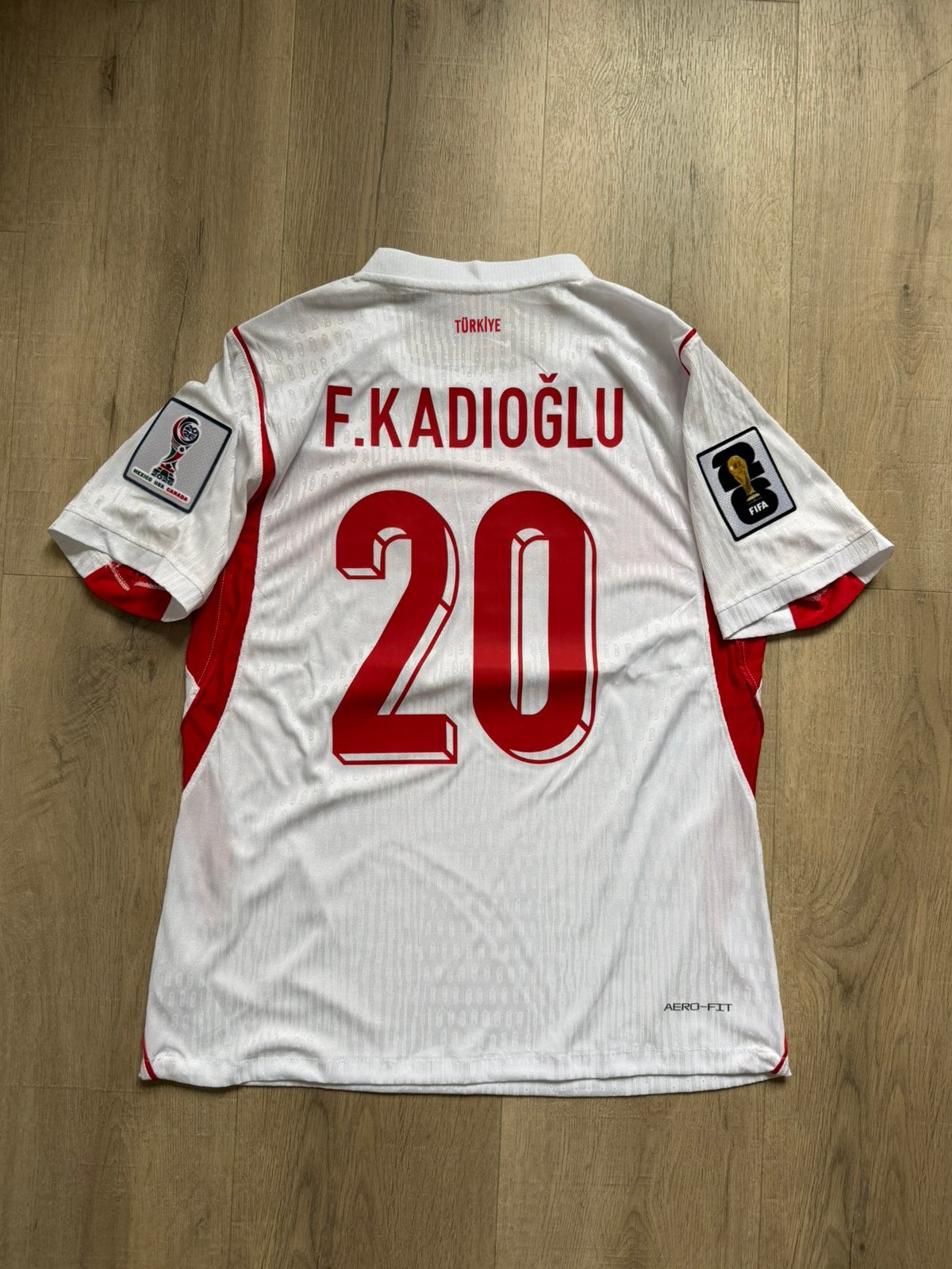 Türkiye 26 F.Kadioğlu #20 Away Kit L, Maat L, Verzenden, Zo goed als nieuw, Shirt
