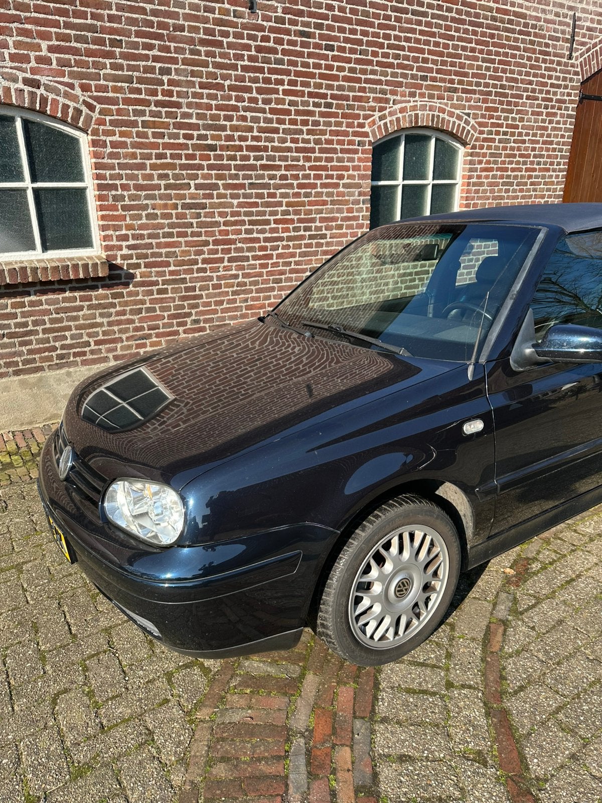 Volkswagen Golf 1.8 Cabriolet 66KW 2000 Blauw, 4 cilinders, Cabriolet, Origineel Nederlands, 1200 kg