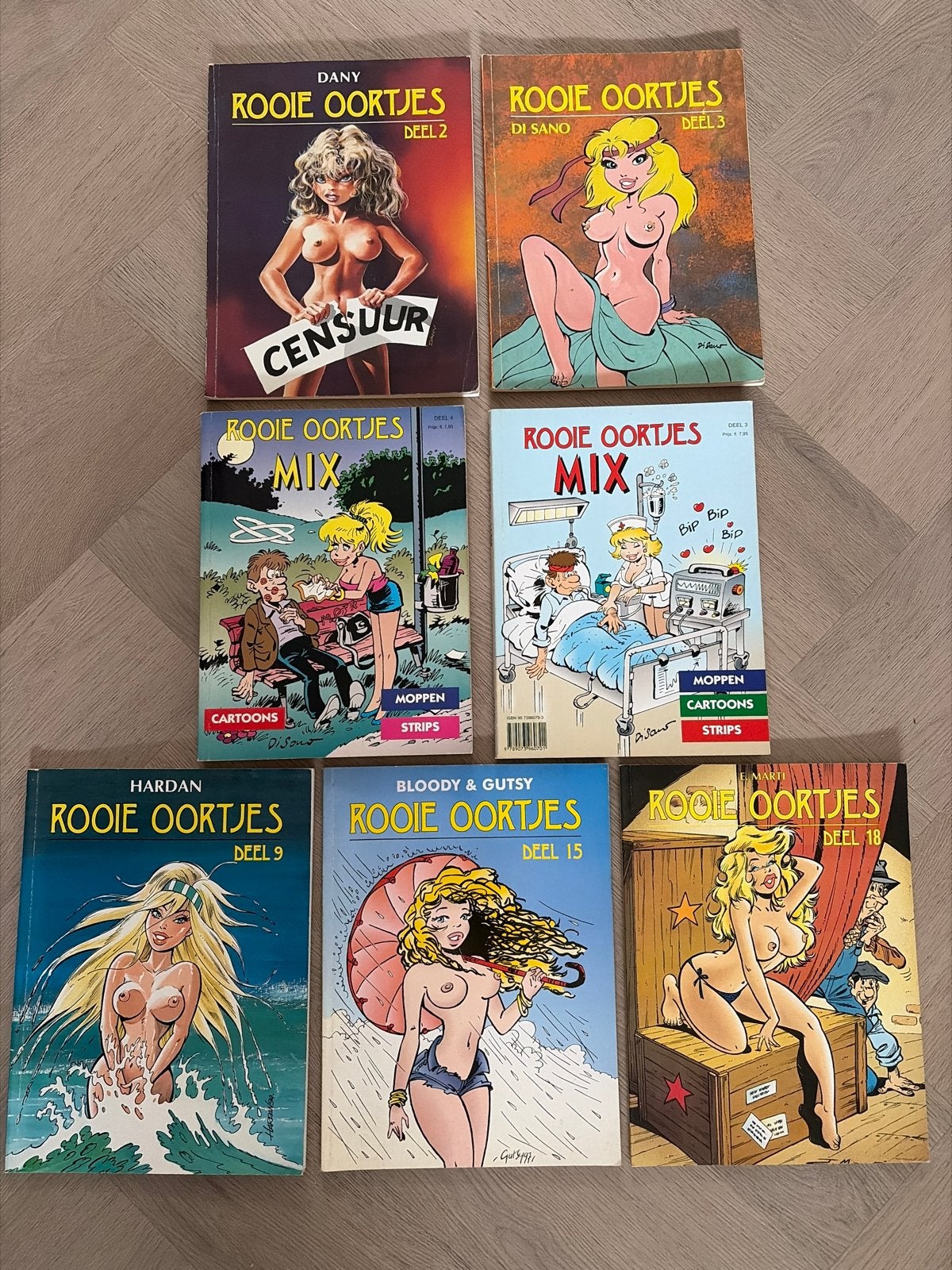 Rooie Oortjes Stripboeken - Diverse delen, Boeken, Meerdere stripboeken, Ophalen of Verzenden, Gelezen