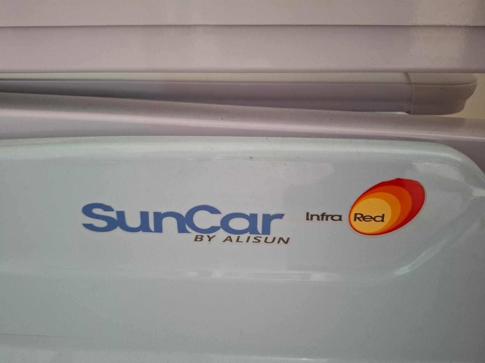Zonnehemel met infrarood lampen - SunCar by Alisun, Ophalen, Gebruikt, Zonnebank enkelzijdig, Minder dan 10 lampen