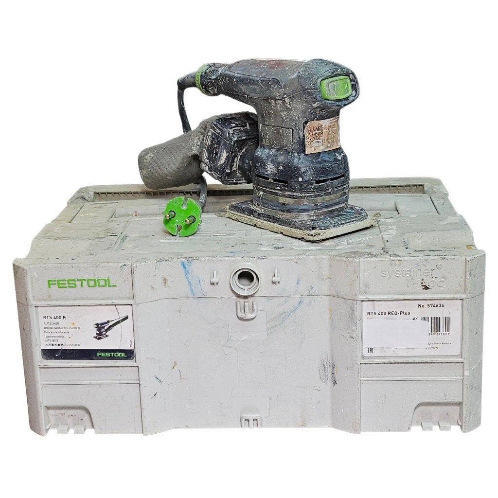Festool RTS400 Vlakschuurmachine, Doe-het-zelf en Verbouw, Ophalen of Verzenden, Gebruikt, Minder dan 600 watt, Vlakschuurmachine