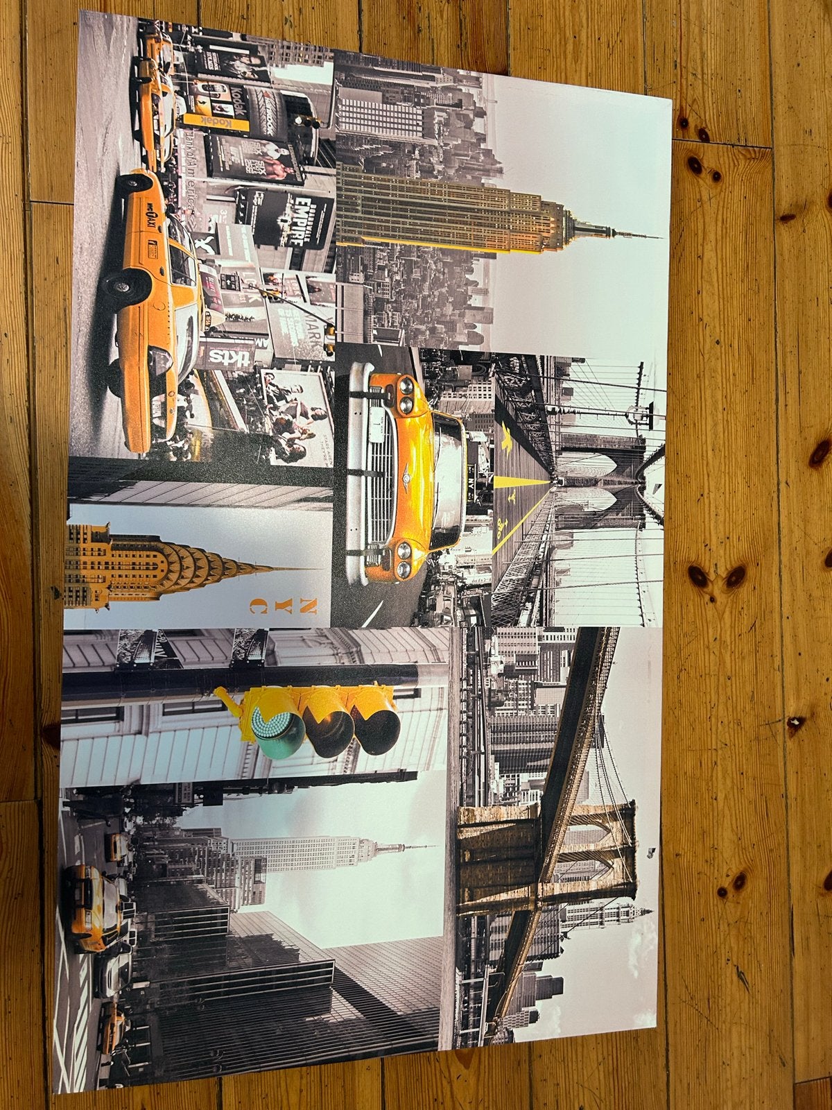 New York City Canvas Schilderij 70x115 cm, Huis en Inrichting, Woonaccessoires | Schilderijen, Tekeningen en Foto's, Ophalen, 50 – 75