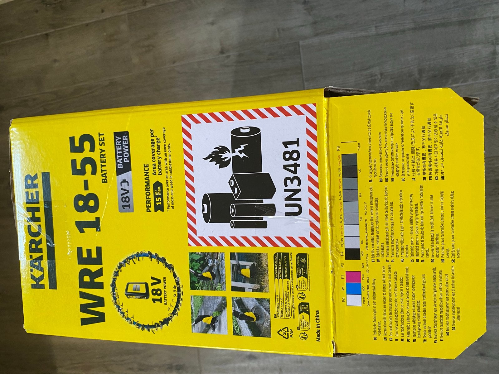 Kärcher WRE 18-55 Battery Power Onkruidborstel, Ophalen, Zo goed als nieuw, Minder dan 10 cm, Accu
