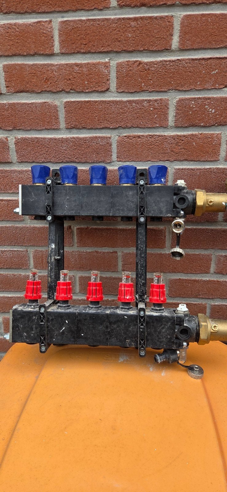 Therminon verdeler 5 groeps + accesoires vloerverwarming, Doe-het-zelf en Verbouw, Verwarming en Radiatoren, Minder dan 30 cm