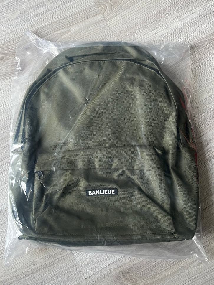 Banlieue rugtas met etui (rood en legergroen), Ophalen of Verzenden, Zo goed als nieuw, Overige merken