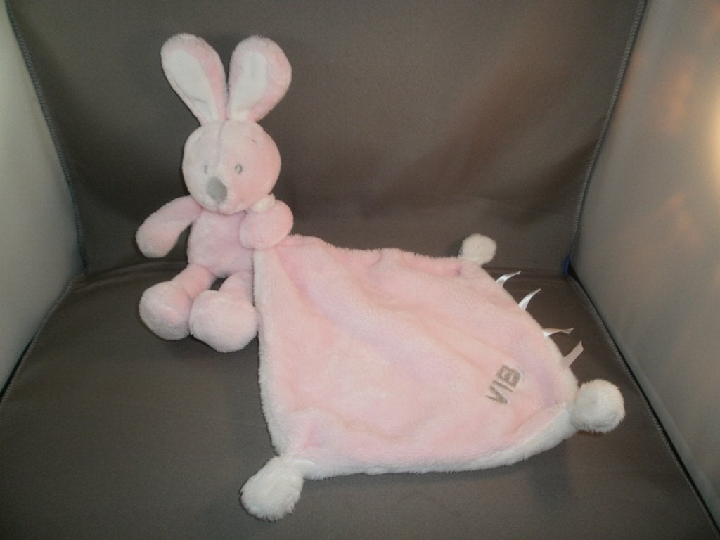 vib konijn set roze en tril /doekje super leuk als cadeau of, Overige merken, Ophalen of Verzenden, Middelgroot (20 tot 80 cm)