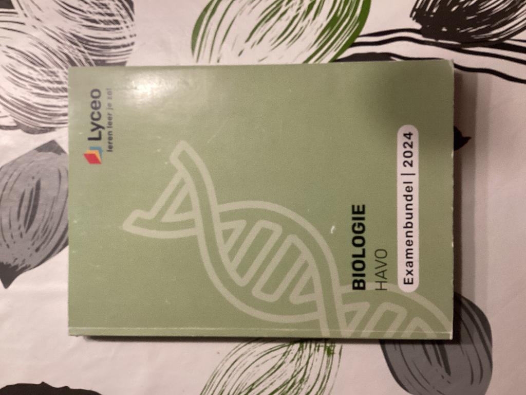 Examenbundel biologie Havo, Gelezen, Lyceo, Biologie, HAVO