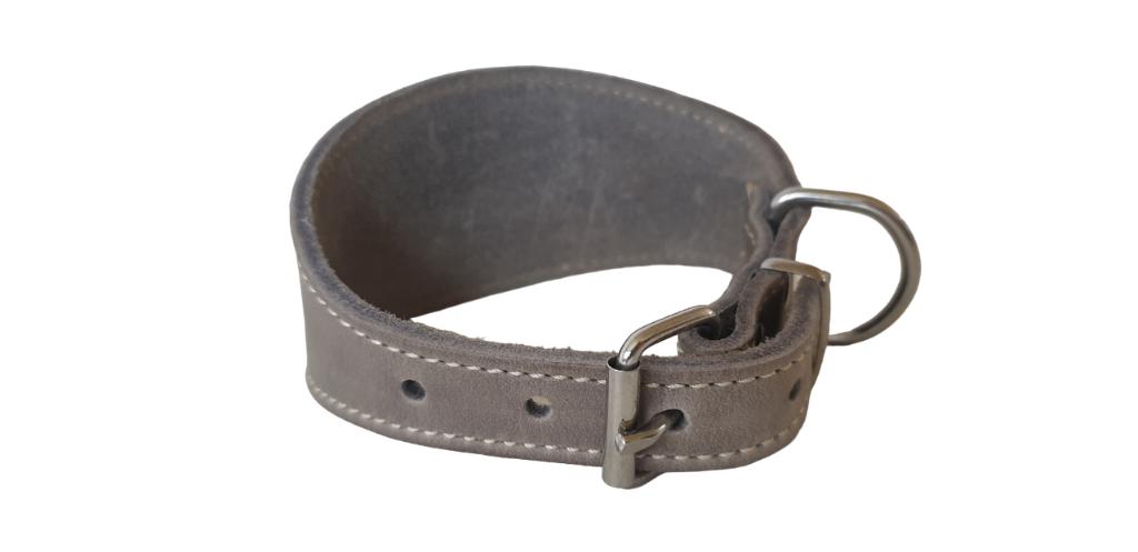 JACK AND VANILLA Whippet Halsband Grijs Nek 28-33 cm -XX%!!!, Ophalen of Verzenden, Handgemaakt, Nieuw