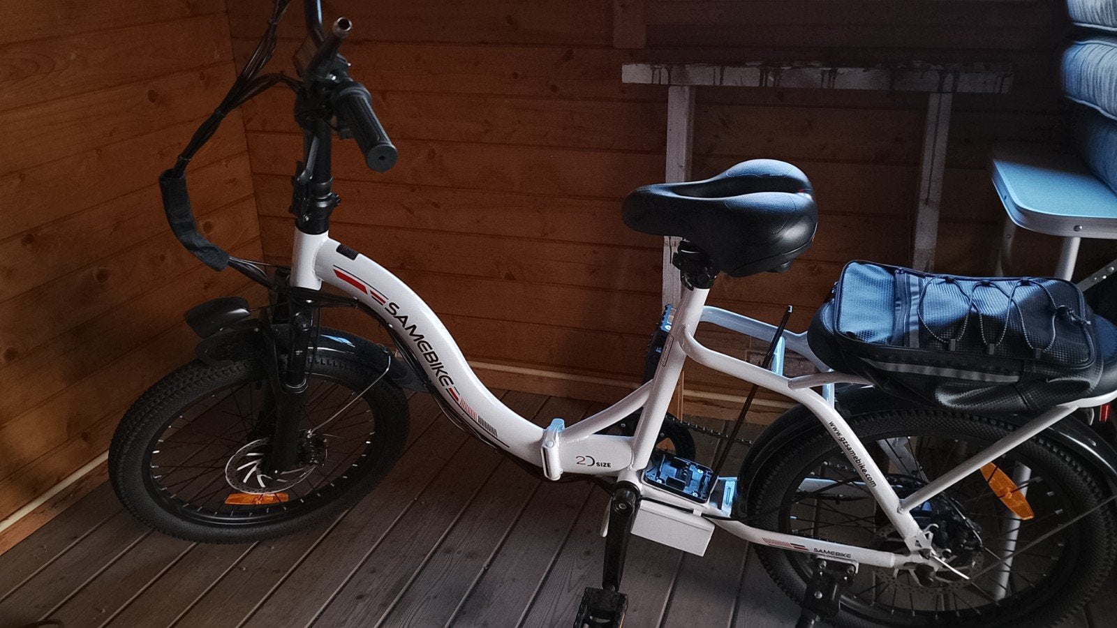 2x Samebike Vouwfiets E-bike 20 inch, z.g.a.n., Fietsen en Brommers, Elektrische fietsen, Ophalen of Verzenden
