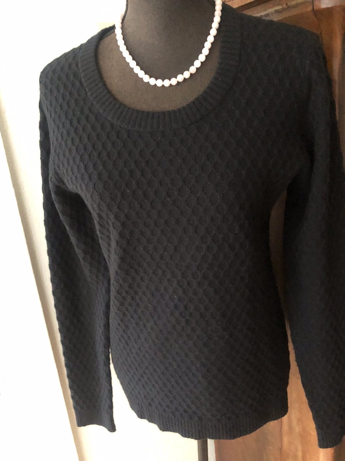 Joline  jolink trui lamswol cashmere m, Kleding | Dames, Verzenden, Zo goed als nieuw, Maat 38/40 (M), Zwart