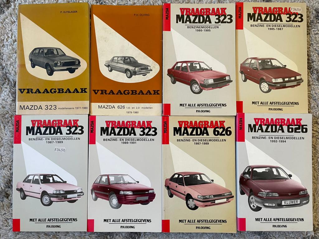 Vraagbaak Mazda 323 626 Kluwer Olving, Ophalen of Verzenden