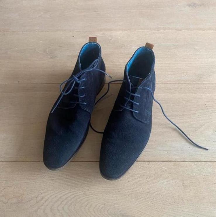 Berkelmans 43 nieuwstaat blauw, Blauw, Ophalen of Verzenden, Zo goed als nieuw, Veterschoenen