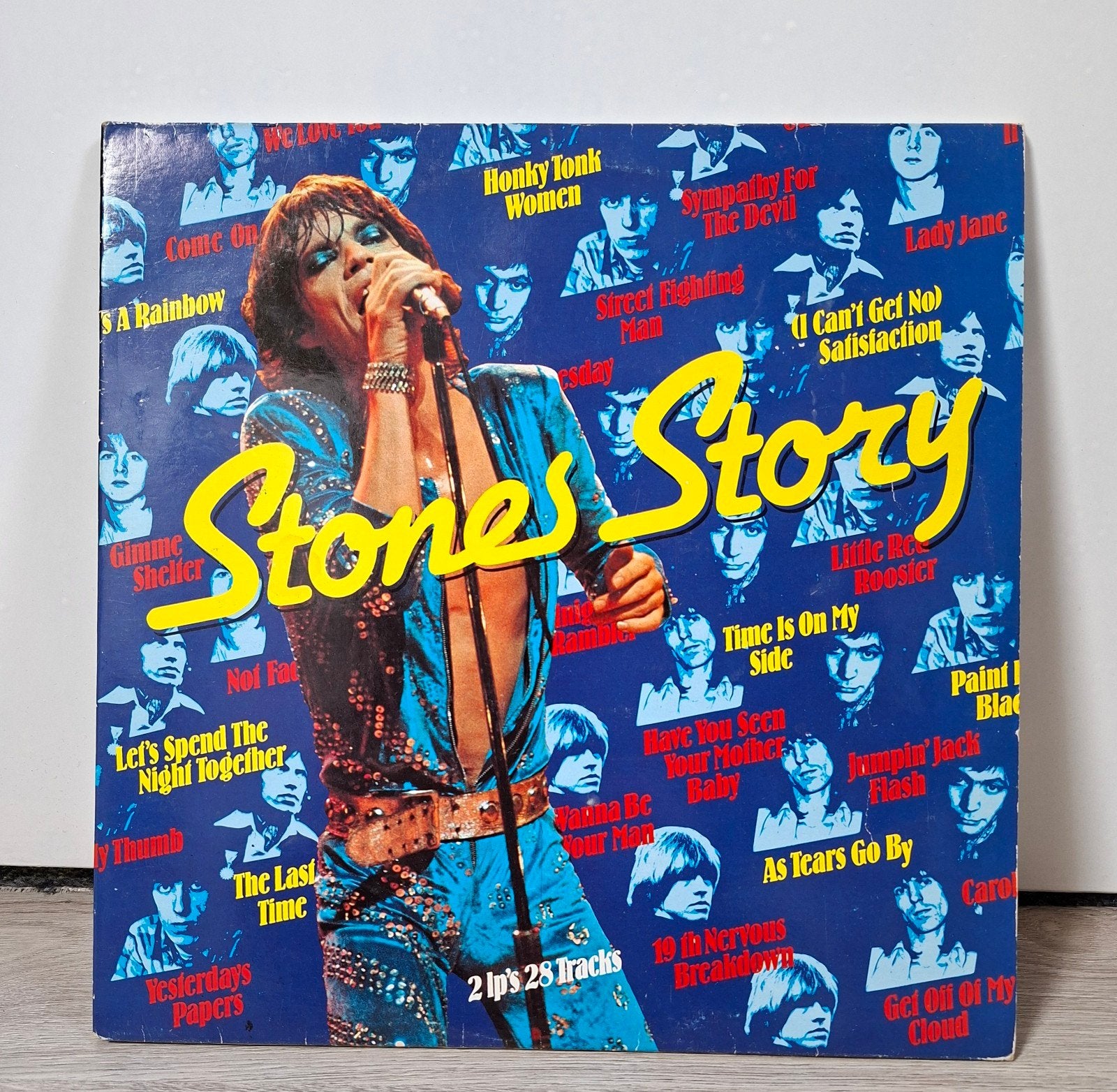 Lp's   Rolling Stones   Stones story1 € 2  ( 4 lp's ), Cd's en Dvd's, Vinyl | Verzamelalbums, Ophalen, Zo goed als nieuw, 12 inch