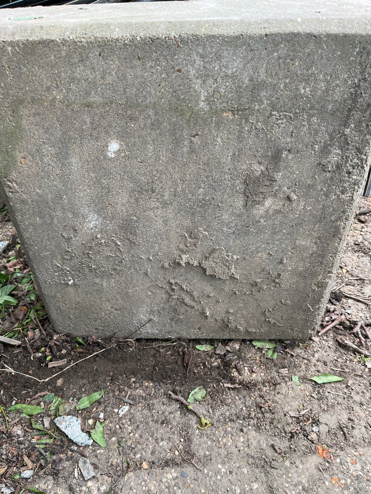 Grote betonnen blok-tegel, Tuin en Terras, Ophalen, Gebruikt, Overige materialen, Overige typen