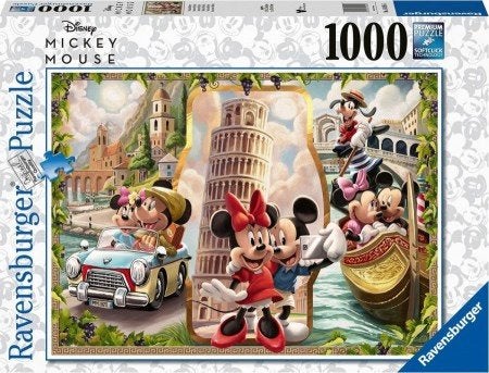 Ravensburger Disney - Vakantie Mickey -1000 st.(AANBIEDING), Hobby en Vrije tijd, Denksport en Puzzels, Ophalen of Verzenden, 500 t/m 1500 stukjes