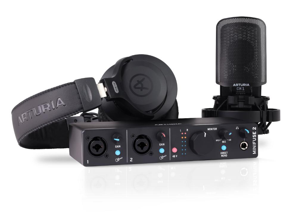 Arturia MiniFuse Recording Pack (zwart), Computers en Software, Extern, ., Nieuw, Ophalen of Verzenden