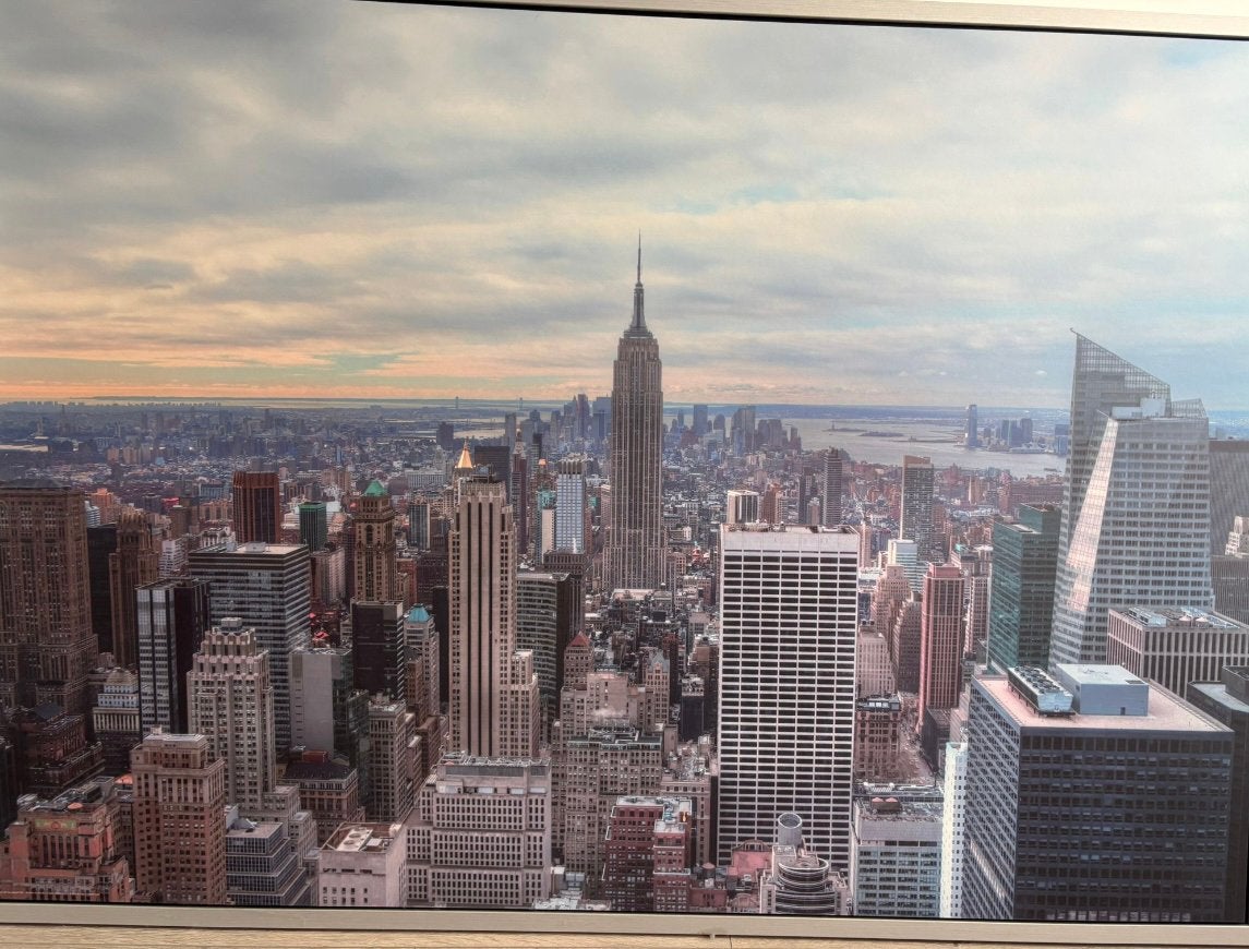 Canvas New York - 140 bij 100 cm, Ophalen, 125 cm of meer, Zo goed als nieuw, Schilderij