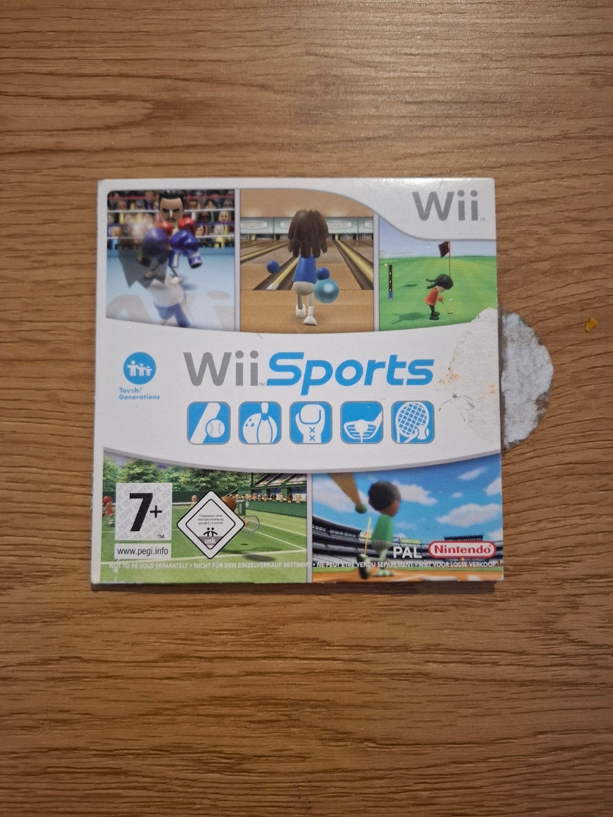 Wii Sports - Nintendo Wii (PAL), Spelcomputers en Games, Eén computer, Ophalen of Verzenden, Zo goed als nieuw, 3 spelers of meer